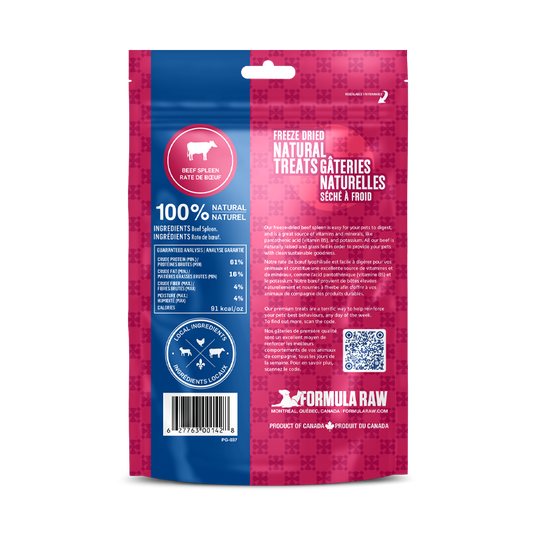 Freeze Dried Beef Spleen Treats