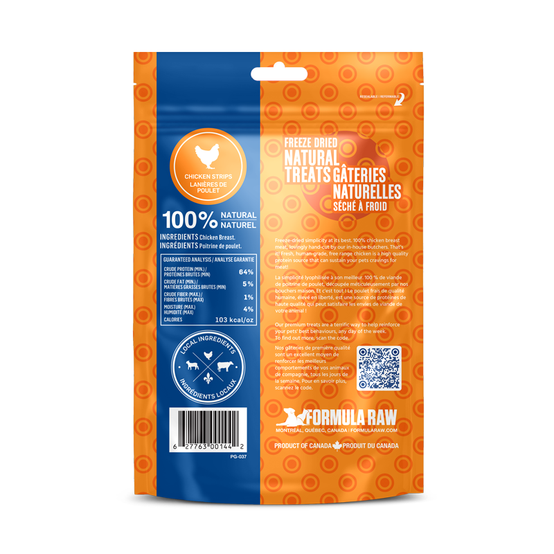 Freeze Dried Chicken Strips Treats