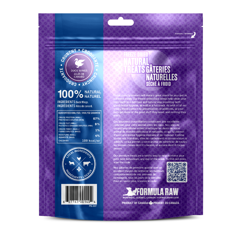 Freeze Dried Duck Wings Treats