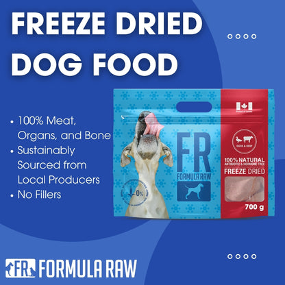 Freeze Dried Duck & Beef for Dogs