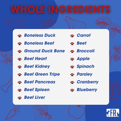Freeze Dried Duck & Beef for Dogs