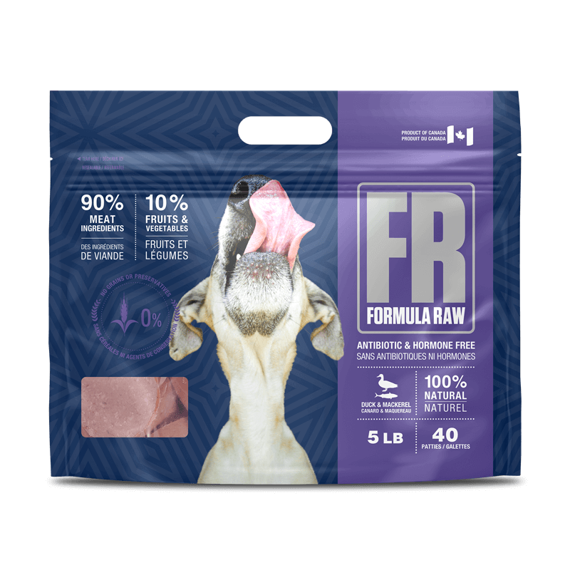 Recipe: Frozen Duck &amp; Mackerel for Dogs - 5lbs image