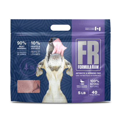 Recipe: Frozen Duck &amp; Mackerel for Dogs - 5lbs image
