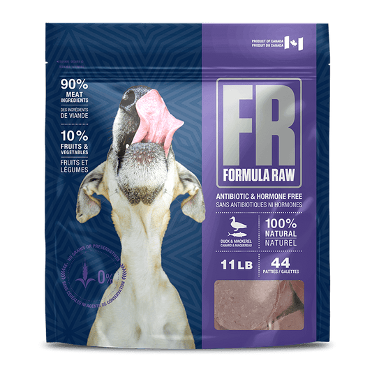 Recipe: Frozen Duck &amp; Mackerel for Dogs - 11lbs image