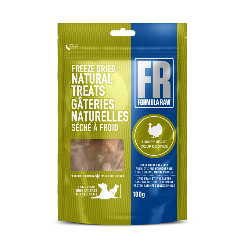 Freeze Dried Turkey Hearts Treats