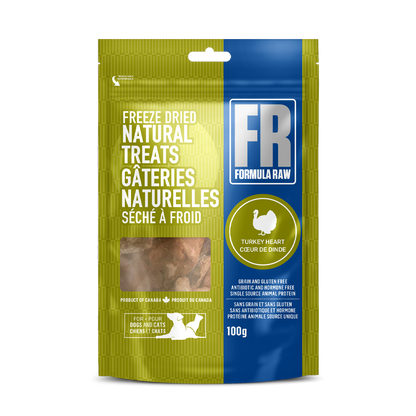 Gâteries au coeurs de dinde lyophilisées