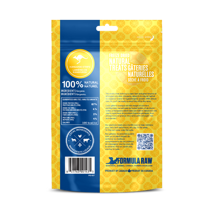 Freeze Dried Kangaroo Strips Treats