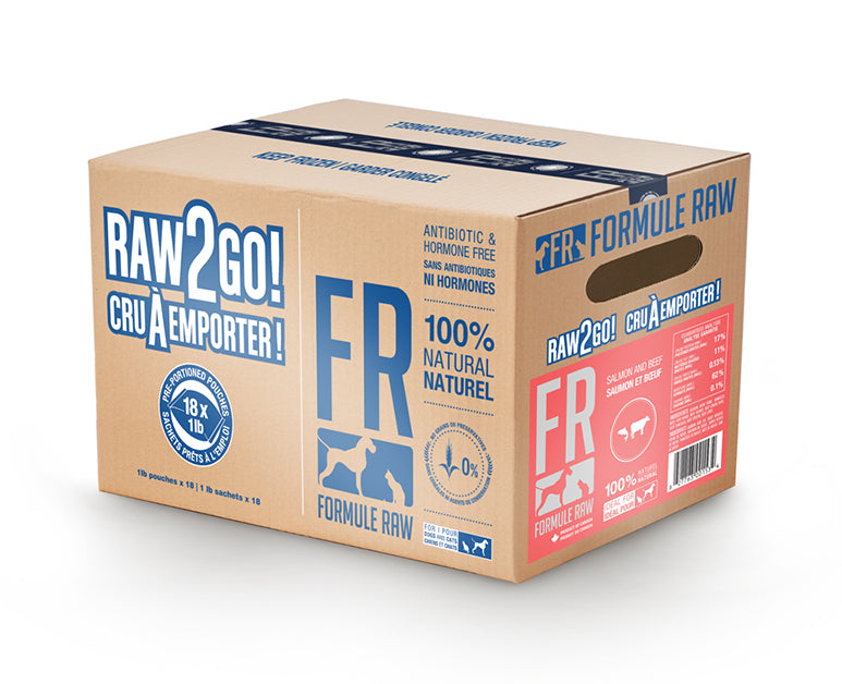 RAW 2 GO: SALMON &amp; BEEF image 0